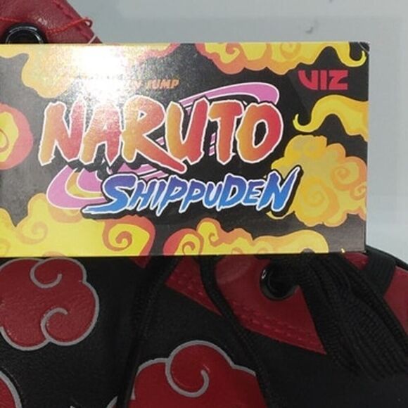 Shippuden Shonen Jump Naruto Mens NEW w/Tags Red & Black Sneakers - sz. 8 WOW! - Picture 7 of 7